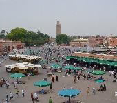 Marokko: Djemaa El Fna in Marrakesch