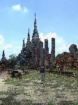 Thailand: Ein Tempel in Ayutthaya